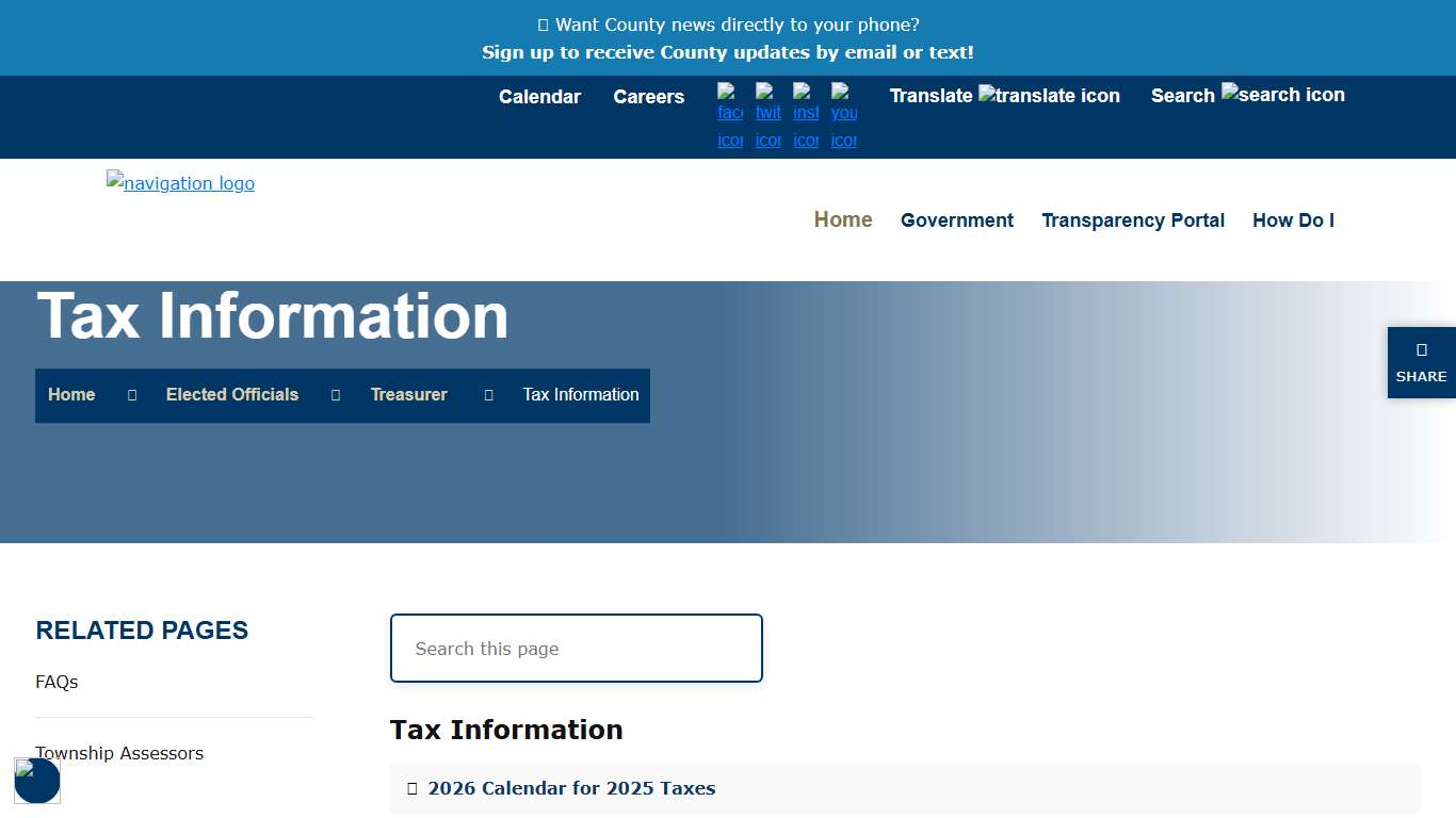 Tax Information DuPage Co, IL